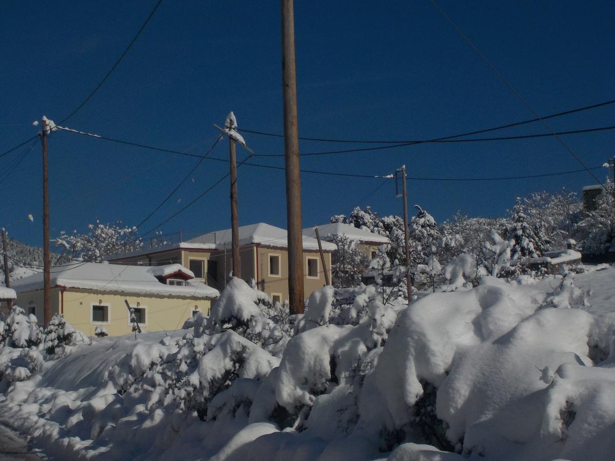 Enoikiazomena Petropoulos Aparthotel Ano Lousoi Esterno foto