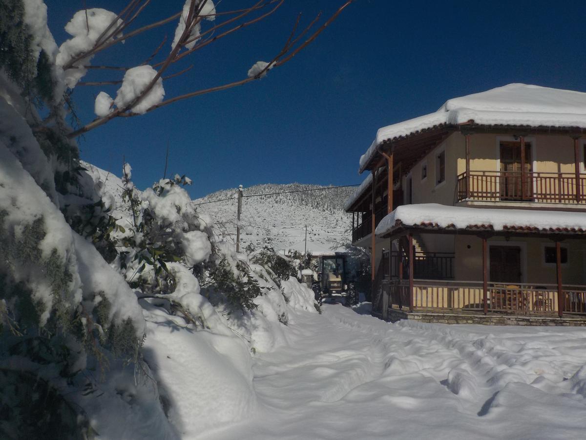 Enoikiazomena Petropoulos Aparthotel Ano Lousoi Esterno foto